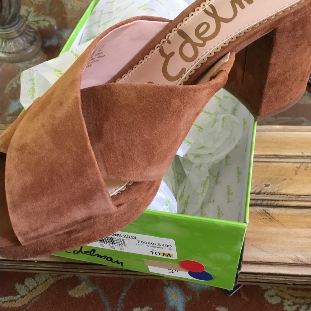 Sam Edelman Jayne Brown/Cognac shoes